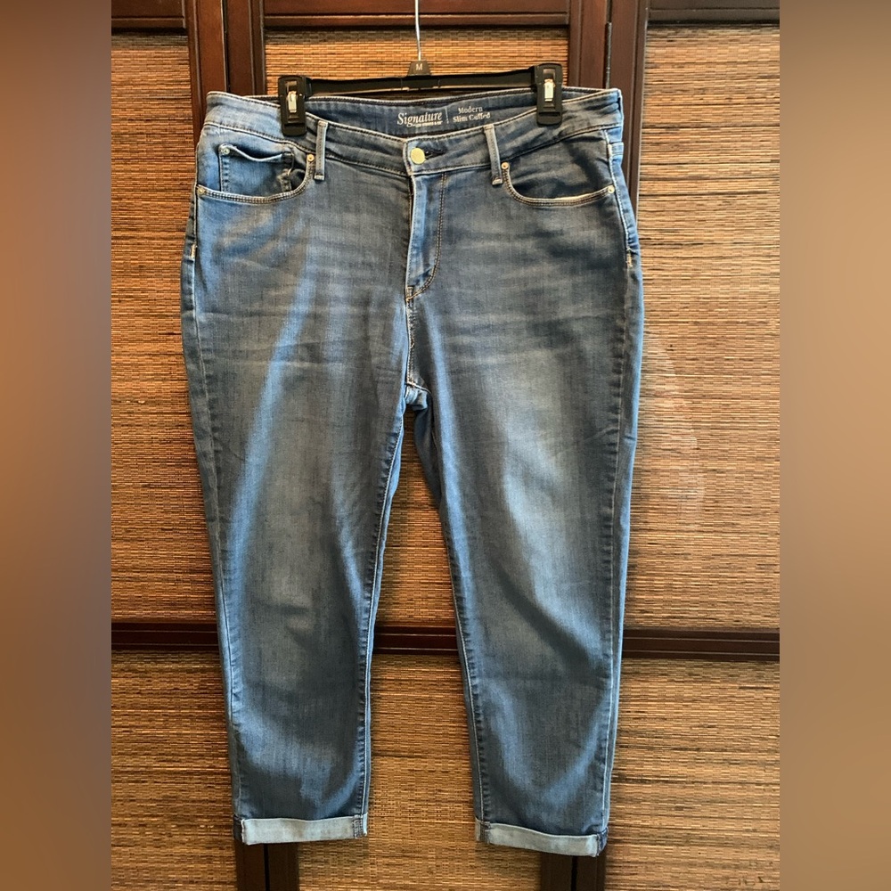Levi's Blue Ankle Cropped Jeans Versatile Style